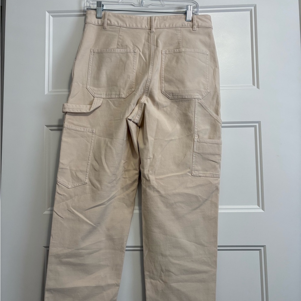 Aritzia Wilfred Free Mid Rise Modern Utility Pants Size 10 - Picture 6 of 14